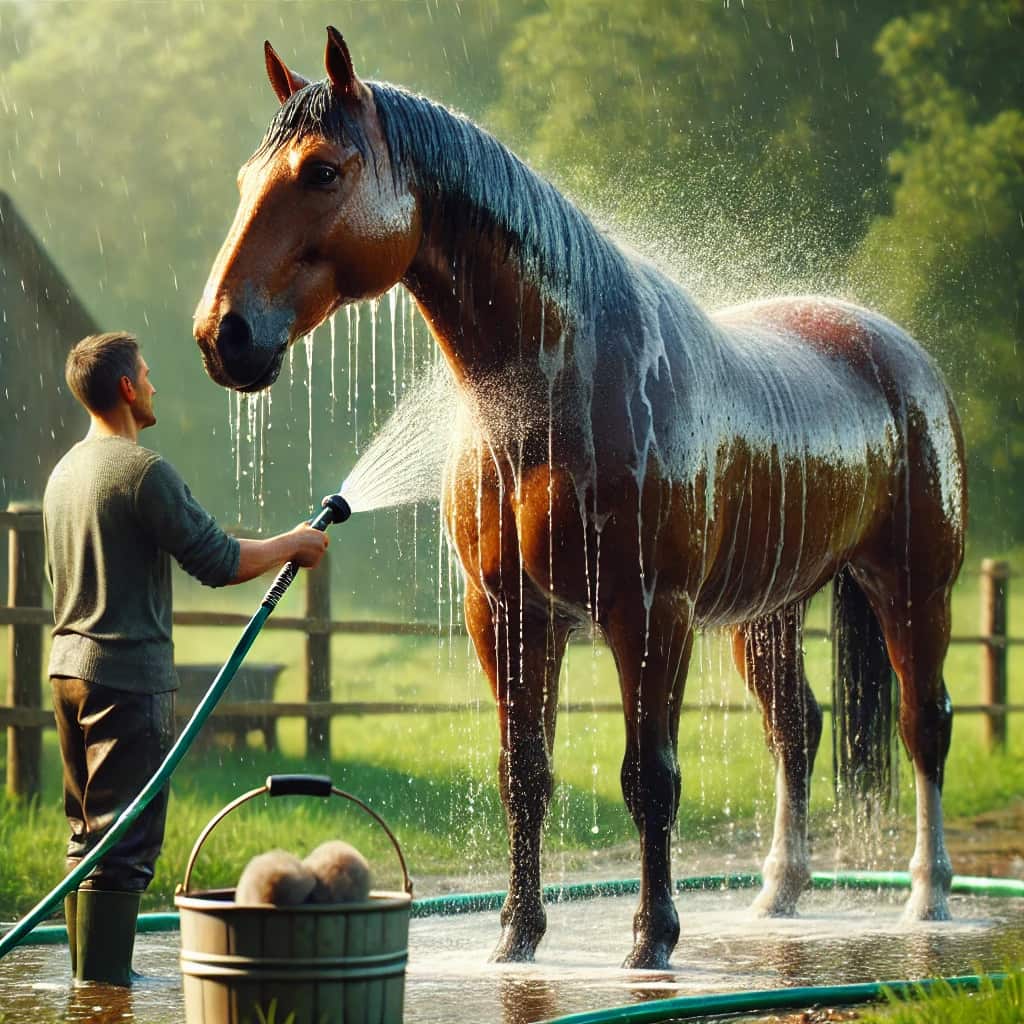 How to Bathe a Horse Properly and Things to Keep in Mind