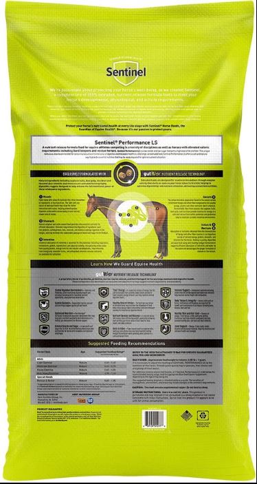 Blue Seal Sentinel Performance LS Horse Feed