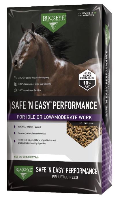 Buckeye Safe 'N Easy Performance Horse Feed